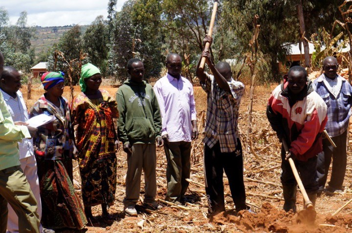 Farmer training in Magulilwa village in Iringa District, Tanzania 