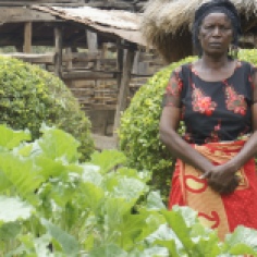 Organic farmer in Zambia